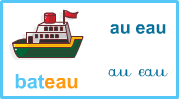 Au - eau Apprendre à lire, au - eau