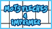 Mots fléchés à imprimer Mots fléchés à imprimer - enfants