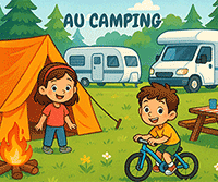 Histoire à lire ou à écouter : au camping