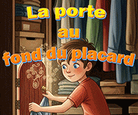 Histoire racontée en ligne : la porte au fond du placard