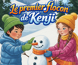 Le premier flocon de Kenji, histoire illustrée à lire ou à écouter en ligne