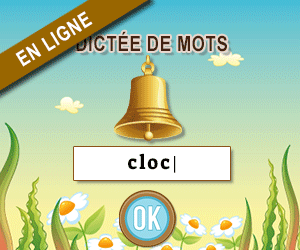 Dictée de mots en ligne, sons bl, cl, fl, gl, pl