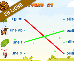 Mots à recomposer, sons ail, eil, ouil, euil
