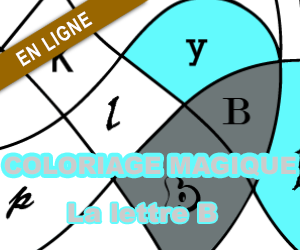 Exercice de lecture en ligne, inscrire les mots avec le son b