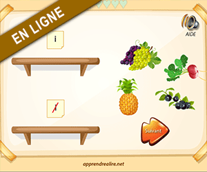 Lecture, le son i dans les noms des fruits et légumes