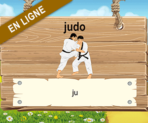 Exercice de lecture en ligne, inscrire les mots avec le son j