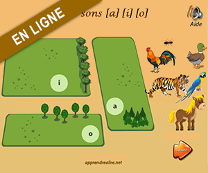 Les sons a, i, o 