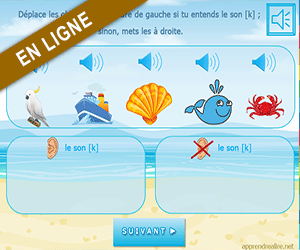 Apprendre à lire ; le son [k]