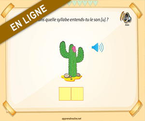 Localiser les syllabes avec le son [u] 
