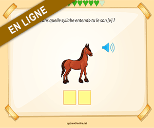 Lecture, le son v dans une syllabe