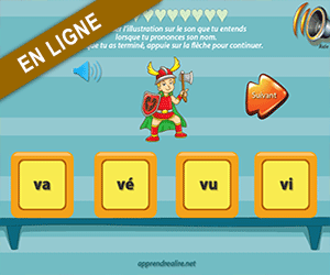 Exercices en ligne, son v