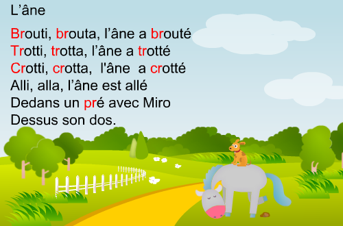 Comptine brouti brouta